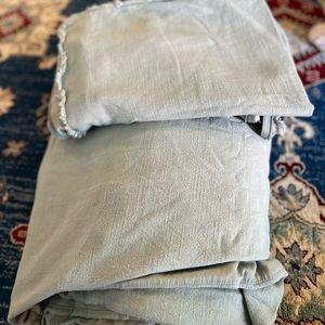 Casa Luna cotton duvet cover/shams.